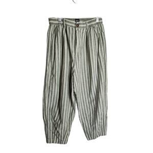 Urban Outfitters BDG Lantern Crop Linen Blend beach pants sz M elastic beach